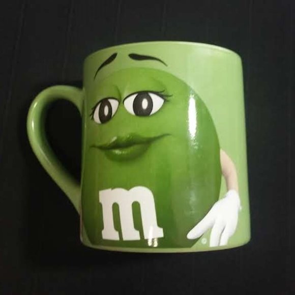 M & M Kitchen M Ms Green Girl Collectible Heavy Mug Cup Poshmark
